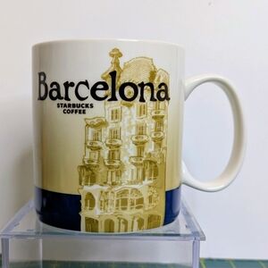 Starbucks Barcelona Coffee Mug, Blue Global Icon Series